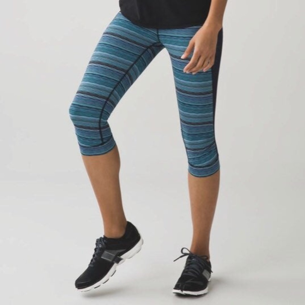 Lululemon women 4 Stop At Nothing‎ crop leggings athletic
